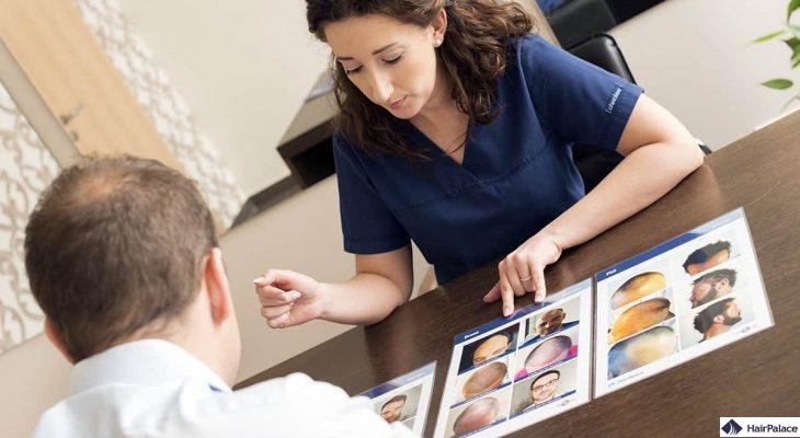 Consulenza per il trapianto di capelli