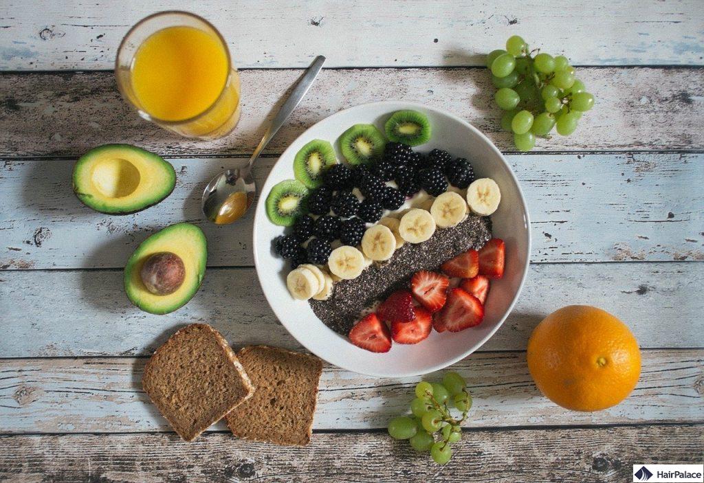 dieta nutriente per la caduta dei capelli