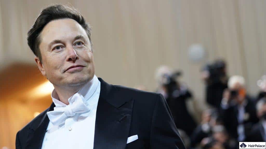 I capelli di Elon Musk sembrano più corposi che mai