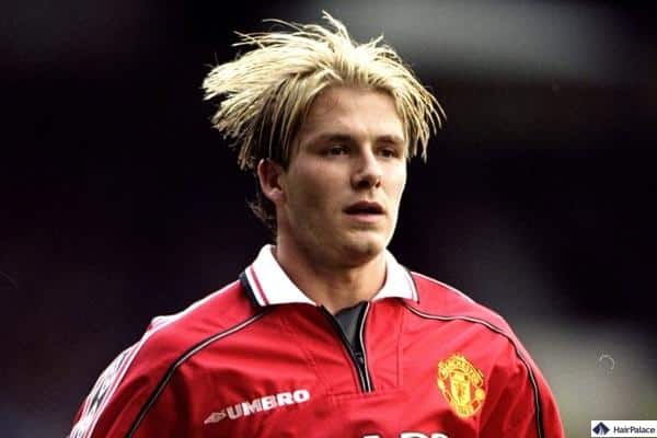 david beckham taglio di capelli anni '90