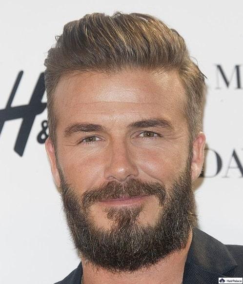 David Beckham trattamento della barba