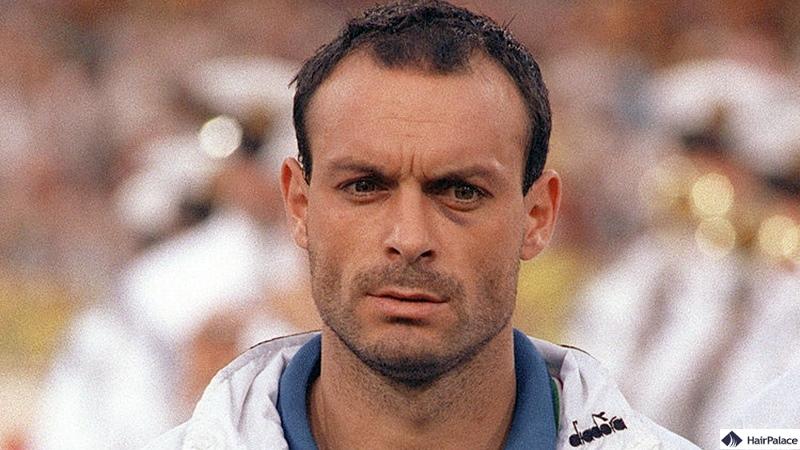 Totò Schillaci e la calvizie