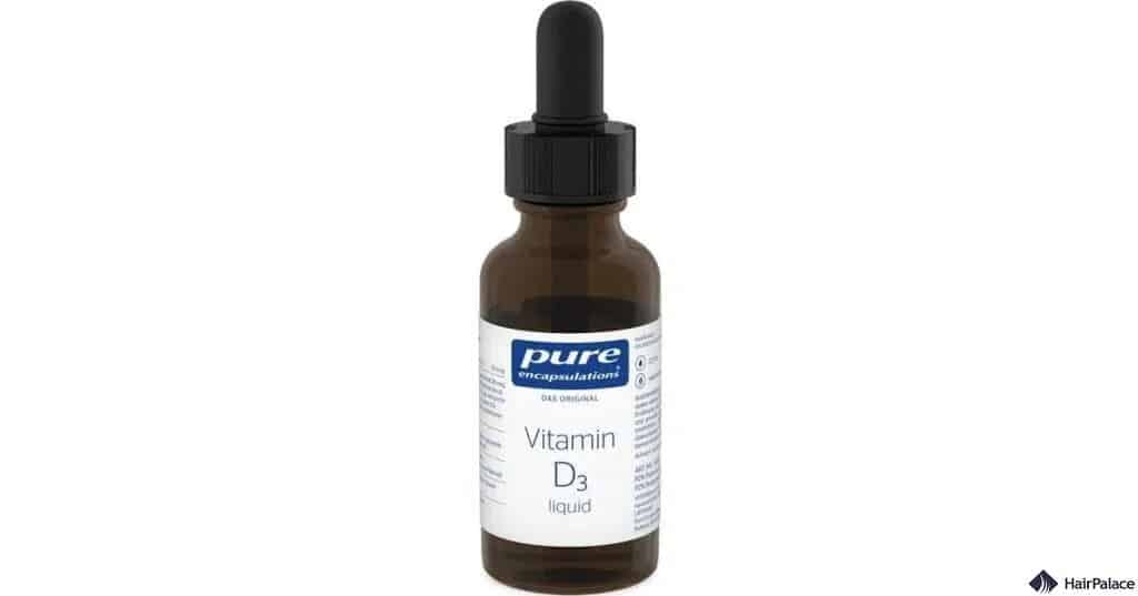 integratore Pure Vitamin D3 Liquid per la crescita dei capelli