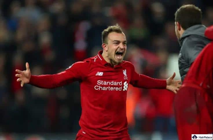 Shaqiri ha avuto una chiara recessione sulle tempie