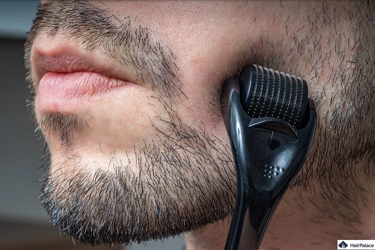 derma roller per la crescita della barba