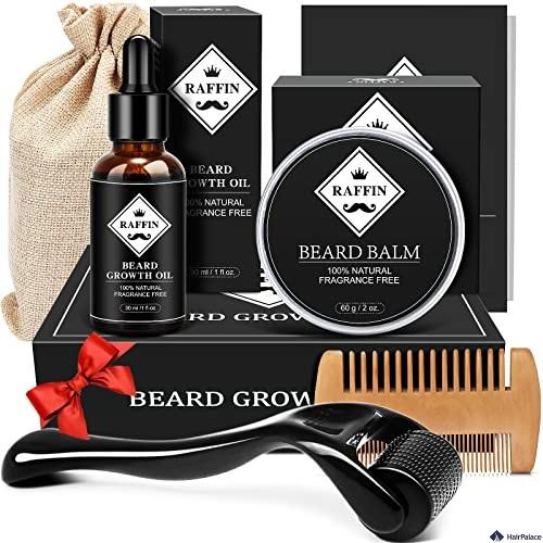 kit siero olio per la crescita della barba Raffin